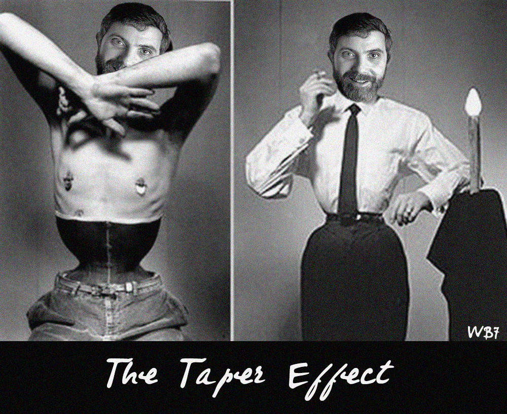 THE TAPER EFFECT DEMONSTRATED