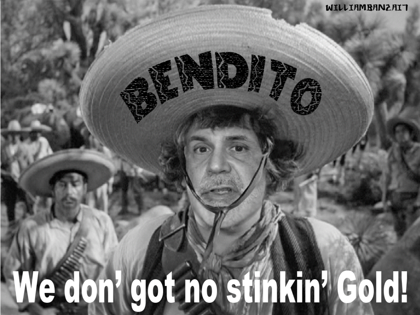 AND NOW FOR A MESSAGE TO THE BUNDESBANK FROM BENDITO BEN