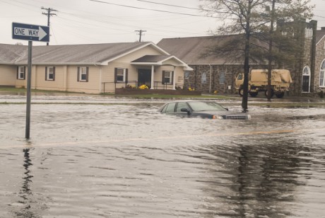 Flooding - Photo by the National Guard