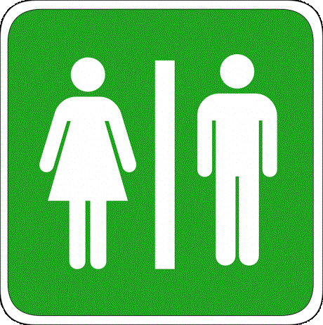 Bathroom Sign - Public Domain