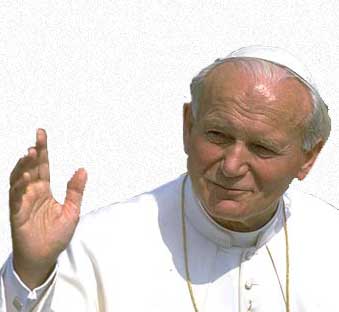 Pope John Paul II celebrates a mass. The Pope died after a long struggle against crippling infirmity which inspired Christians the world over, ending a tumultuous 26-year reign that shaped world politics.(AFP/File/Gabriel Bouys)