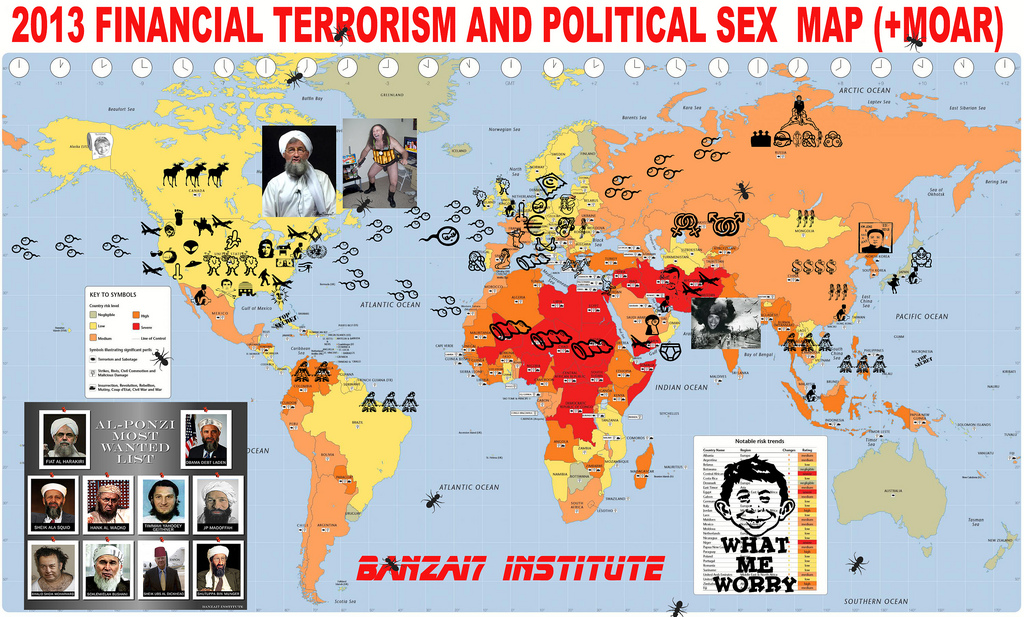 FINANCIAL TERRORISM AND POLITICAL SEX MAP (CRAZY ANT VERSION)