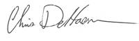 Christian DeHaemer Signature